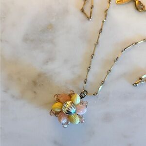 Lenora Dame Flower Pendant Necklace
